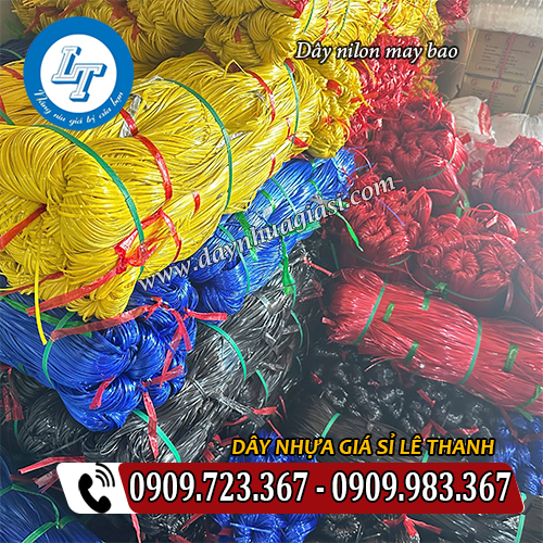 dây nilon may bao màu đỏ xanh lá xanh dương đen vàng dây nilon may bao màu đỏ xanh lá xanh dương đen vàng
