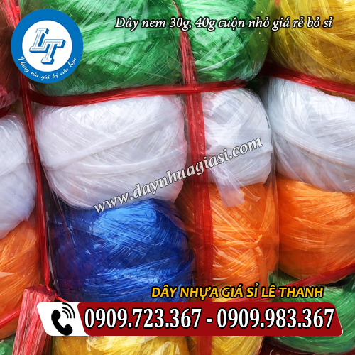 dây nilon nem 30g 40g cuộn nhỏ giá rẻ tận gốc dây nilon nem 30g 40g cuộn nhỏ giá rẻ tận gốc