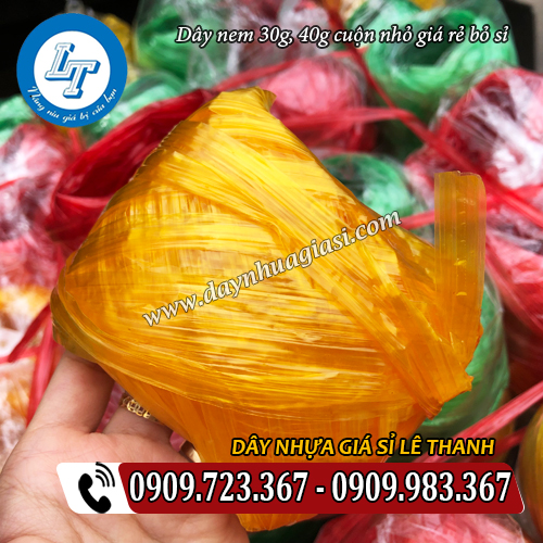 dây nilon nem 30g 40g cuộn nhỏ giá rẻ bỏ sỉ tại xưởng dây nilon nem 30g 40g cuộn nhỏ giá rẻ bỏ sỉ tại xưởng