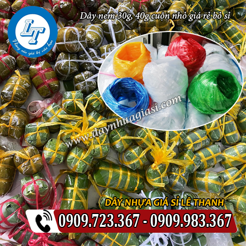 dây nilon nem 30g 40g cuộn nhỏ giá rẻ cột nem chả dây nilon nem 30g 40g cuộn nhỏ giá rẻ cột nem chả