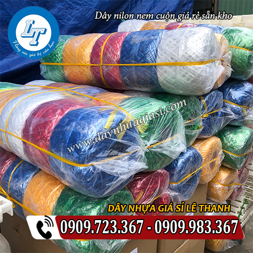 dây nilon nem cuộn giá rẻ đủ màu dây nilon nem cuộn giá rẻ đủ màu
