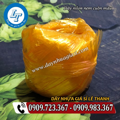 dây nilon nem cuộn màu đẹp bóng bẩy dây nilon nem cuộn màu đẹp bóng bẩy