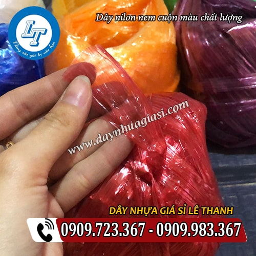 dây nilon nem cuộn màu chất lượng dây nilon nem cuộn màu chất lượng