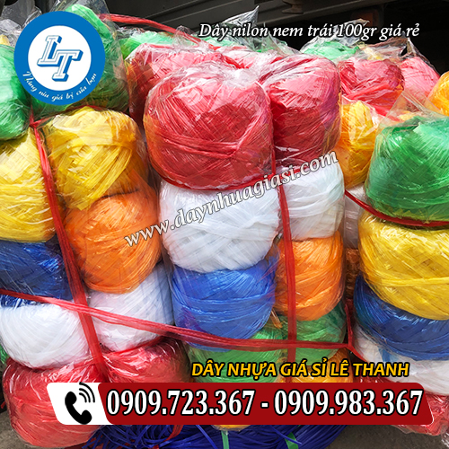dây nilon nem trái 100gr bịch 10 cuộn dây nilon nem trái 100gr bịch 10 cuộn