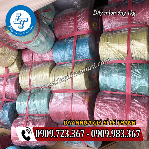 dây nilon ống 1kg giá rẻ cây 10 cuộn dây nilon ống 1kg giá rẻ cây 10 cuộn