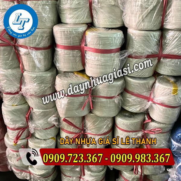 BÁO GIÁ SỈ DÂY NILON ỐNG 2KG MÀU TRẮNG 1 BAO 10 CUỘN BÁO GIÁ SỈ DÂY NILON ỐNG 2KG MÀU TRẮNG 1 BAO 10 CUỘN