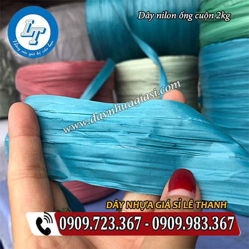dây nilon ống cuộn 2kg bản rộng 5cm dây nilon ống cuộn 2kg bản rộng 5cm
