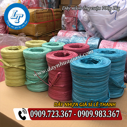 dây nilon ống cuộn giá rẻ đủ màu dây nilon ống cuộn giá rẻ đủ màu