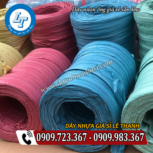 dây nilon ống giá rẻ cuộn 700g 1kg dây nilon ống giá rẻ cuộn 700g 1kg