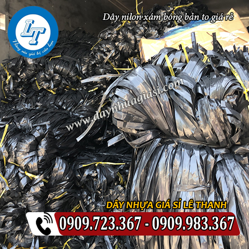 dây nilon kẽm xám bóng bản to giá rẻ tại xưởng sản xuất dây nilon kẽm xám bóng bản to giá rẻ tại xưởng sản xuất