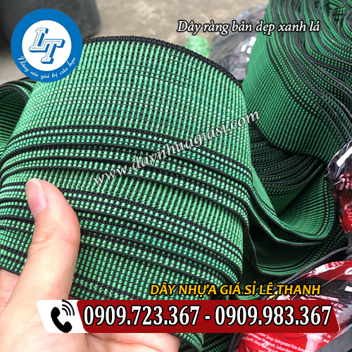 dây ràng bản dẹp xanh lá cấu tạo sợi bền chắc dây ràng bản dẹp xanh lá cấu tạo sợi bền chắc