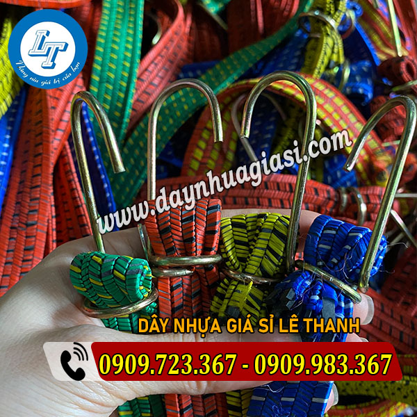 GIÁ SIÊU SỈ RẺ DÂY RÀNG CAO SU BẢN DẸT dây ràng bản dẹt móc chắc chắn