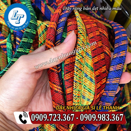 dây ràng bản dẹt nhiều màu giá rẻ dây ràng bản dẹt nhiều màu giá rẻ