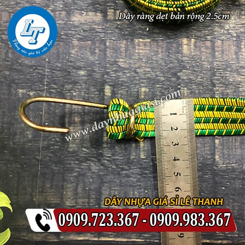 dây ràng dẹt bản rộng 2,5cm dây ràng dẹt bản rộng 2,5cm