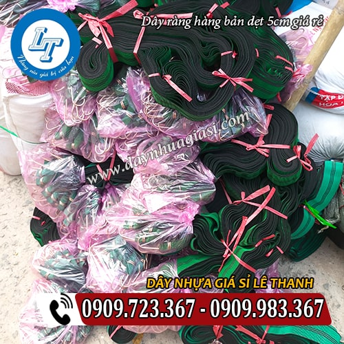 dây ràng hàng bố xanh bản dẹt 5cm giá rẻ dây ràng hàng bố xanh bản dẹt 5cm giá rẻ