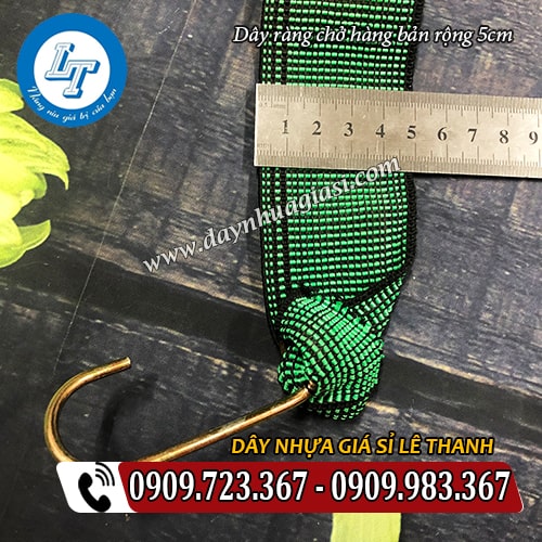 dây ràng hàng hóa bản rộng 5cm có đầu móc kim loại dây ràng hàng hóa bản rộng 5cm có đầu móc kim loại