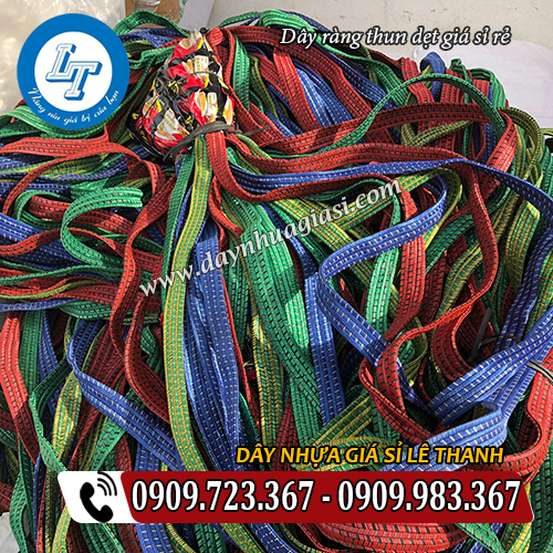dây ràng thun dẹt giá rẻ nhiều màu dây ràng thun dẹt giá rẻ nhiều màu