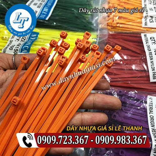 dây rút nhựa 7 màu màu sắc bắt mắt dây rút nhựa 7 màu màu sắc bắt mắt