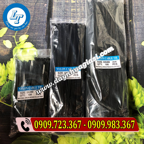 DÂY RÚT NHỰA GIÁ RẺTẠI XƯỞNG SẢN XUẤT dây rút nhựa đen