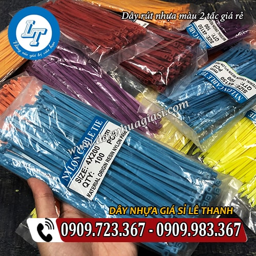 dây rút nhựa màu 2 tấc giá sỉ rẻ dây rút nhựa màu 2 tấc giá sỉ rẻ