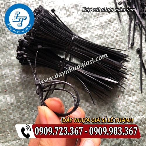 dây rút nhựa màu đen dẻo dai bền chắc dây rút nhựa màu đen dẻo dai bền chắc