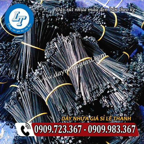 dây rút nhựa màu đen giá rẻ bán theo ký dây rút nhựa màu đen giá rẻ bán theo ký