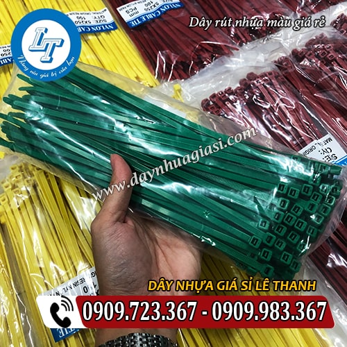 dây rút nhựa màu giá rẻ bền chắc dây rút nhựa màu giá rẻ bền chắc