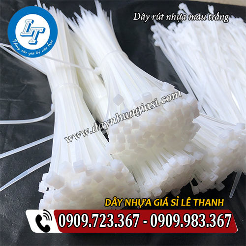 dây rút nhựa màu trắng ngoại quan đẹp dây rút nhựa màu trắng ngoại quan đẹp