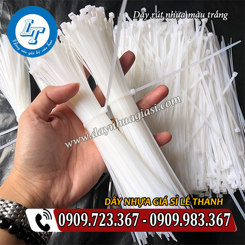 dây rút nhựa màu trắng sản xuất tại xưởng dây rút nhựa màu trắng sản xuất tại xưởng