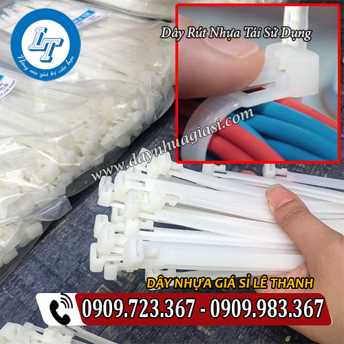 dây rút nhựa tái sử dụng buộc dây điện dây rút nhựa tái sử dụng buộc dây điện