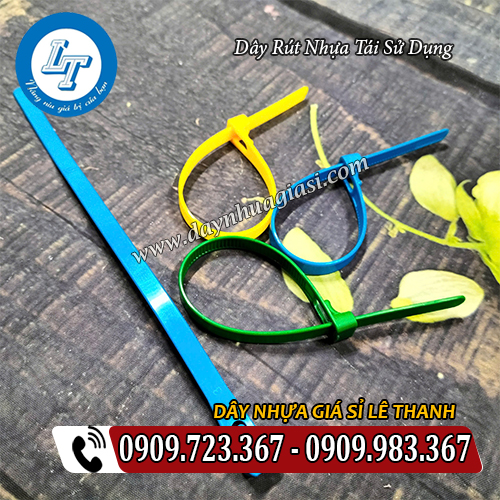 dây rút nhựa tái sử dụng nhiều màu đẹp mắt dây rút nhựa tái sử dụng nhiều màu đẹp mắt