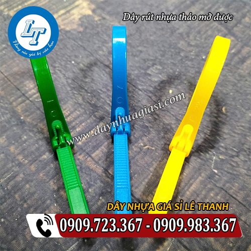 dây rút nhựa tháo mở được nhiều màu đẹp dây rút nhựa tháo mở được nhiều màu đẹp