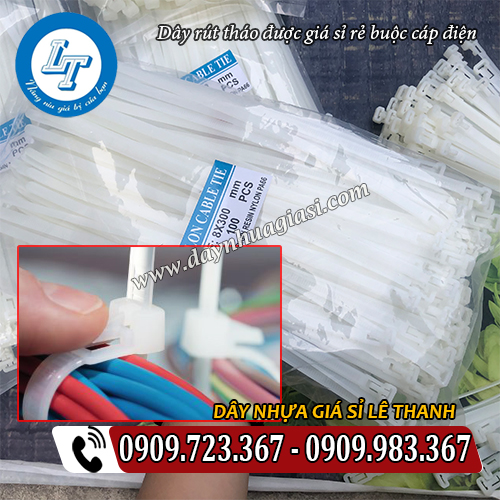 dây rút tháo được giá sỉ rẻ buộc dây cáp điện dây rút tháo được giá sỉ rẻ buộc dây cáp điện