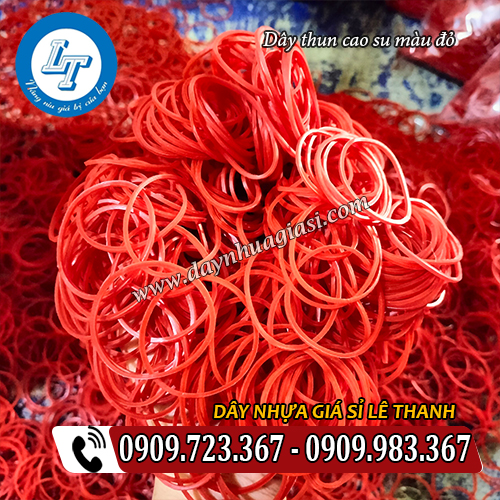 dây thun cao su màu đỏ giá rẻ tại xưởng dây thun cao su màu đỏ giá rẻ tại xưởng