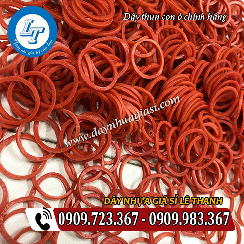 dây thun con ó màu đỏ size tiểu 16mm dây thun con ó màu đỏ size tiểu 16mm