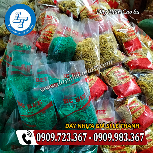 dây thun cột hàng cột miệng túi nilon đóng bịch dây thun cột hàng cột miệng túi nilon đóng bịch