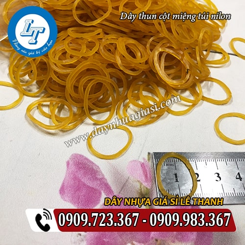 dây thun cột miệng túi nilon size tiểu 16mm dây thun cột miệng túi nilon size tiểu 16mm