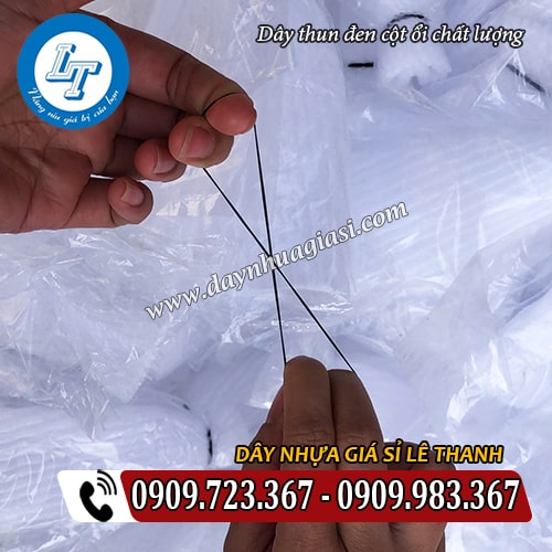 dây thun đen cột ổi chất lượng chịu lực kéo tốt dây thun đen cột ổi chất lượng chịu lực kéo tốt