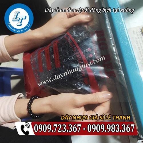 dây thun đen cột ổi đóng bịch tại xưởng sản xuất dây thun đen cột ổi đóng bịch tại xưởng sản xuất