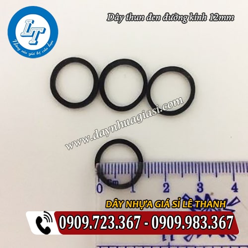 dây thun đen cột ổi đường kính 12mm dây thun đen cột ổi đường kính 12mm