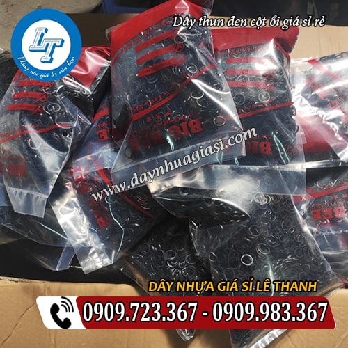 dây thun đen cột ổi giá sỉ rẻ đóng bịch tiện lợi dây thun đen cột ổi giá sỉ rẻ đóng bịch tiện lợi