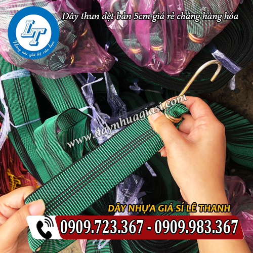 dây thun dệt bản 5cm bền chắc kèm 2 đầu móc dây thun dệt bản 5cm bền chắc kèm 2 đầu móc