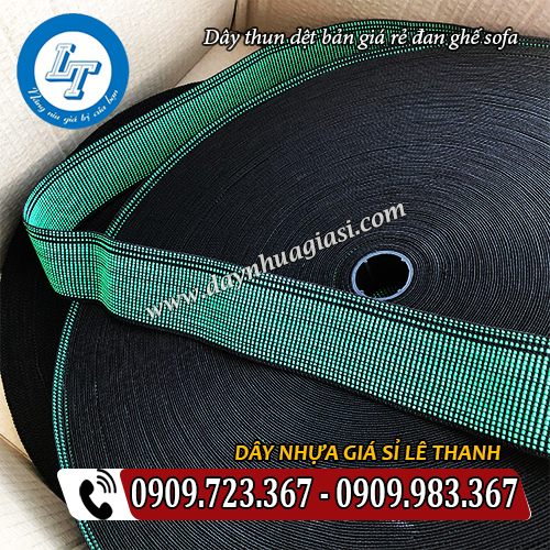 dây thun dệt bản giá rẻ cuộn dài 100m dây thun dệt bản giá rẻ cuộn dài 100m