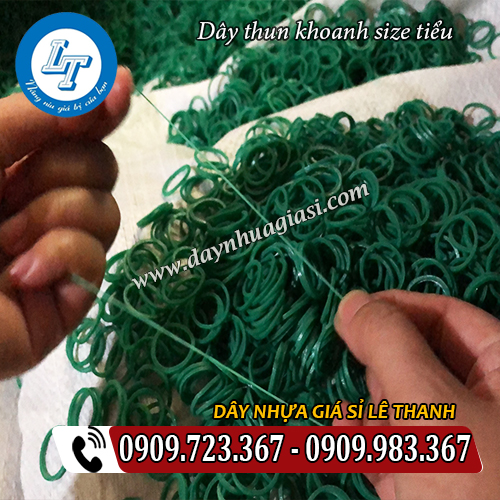 dây thun khoanh size tiểu có độ co giãn tốt dây thun khoanh size tiểu có độ co giãn tốt