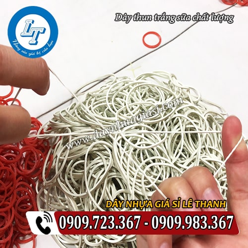 dây thun trắng sữa giá rẻ chất lượng độ kéo căng cao dây thun trắng sữa giá rẻ chất lượng độ kéo căng cao