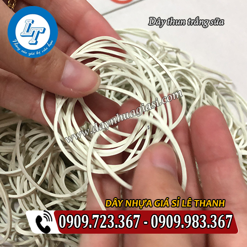 dây thun trắng sữa đàn hồi tốt dây thun trắng sữa đàn hồi tốt