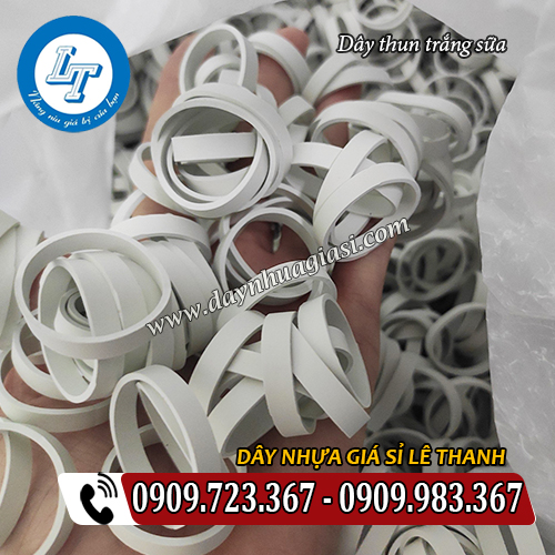 dây thun trắng sữa đóng bao hàng xá dây thun trắng sữa đóng bao hàng xá