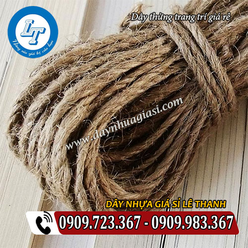 dây thừng trang trí sản xuất từ sợi gai đay dây thừng trang trí sản xuất từ sợi gai đay