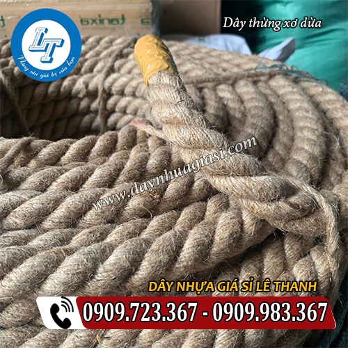 dây thừng xơ dừa sợi to chắc chắn dây thừng xơ dừa sợi to chắc chắn
