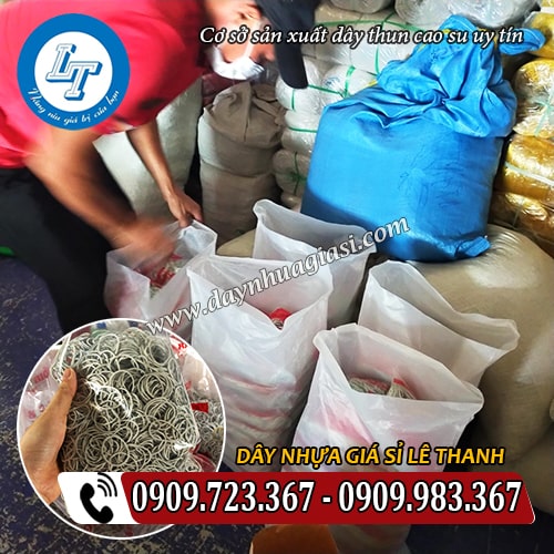 đóng gói dây thun trắng sữa tại xưởng lê thanh đóng gói dây thun trắng sữa tại xưởng lê thanh
